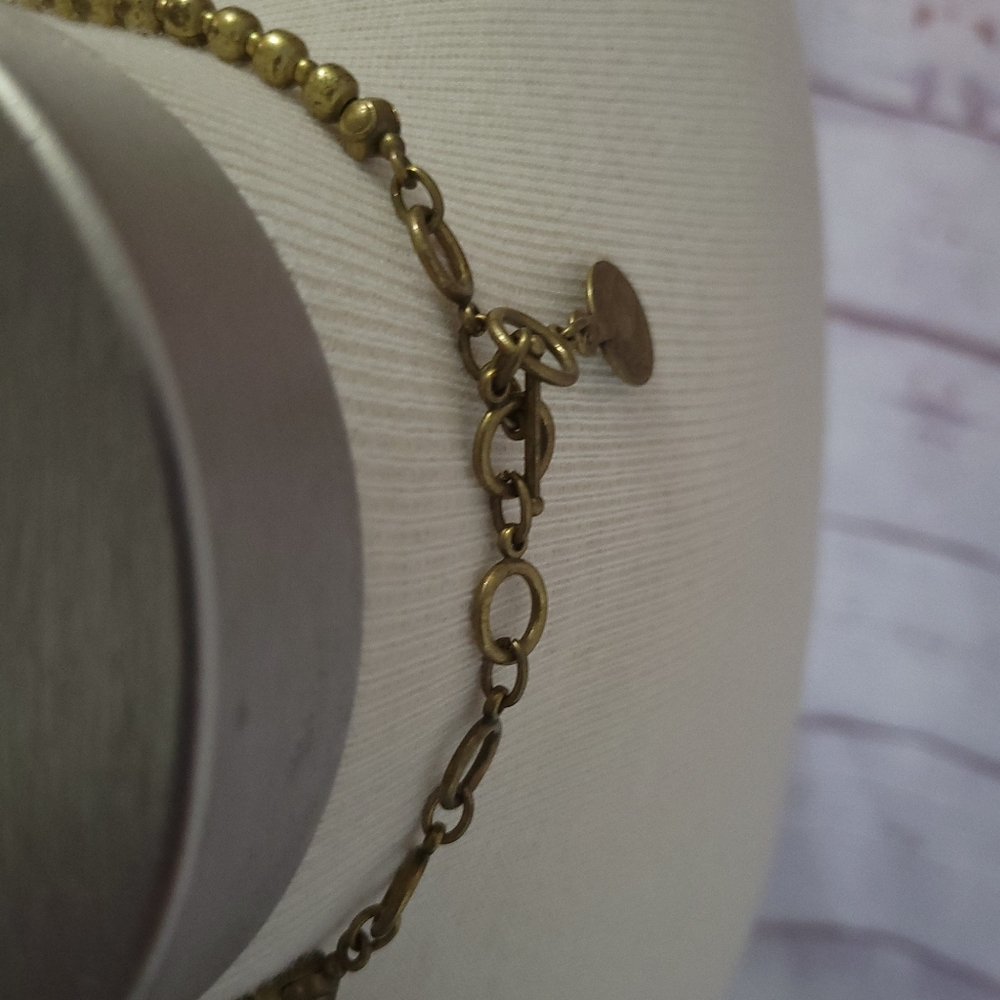 Child of Wild Bodrum Necklace Brass Chunky Coin - Picture 10 of 12